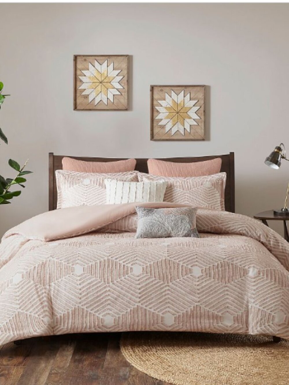 Ellipse Cotton Jacquard Comforter Set